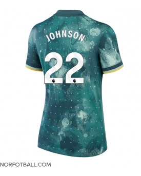 Billige Fotballdrakt Tottenham Hotspur Brennan Johnson #22 Replika Tredjedrakt Dame 2024-25 Kortermet